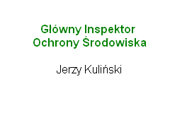 Główny Inspektor