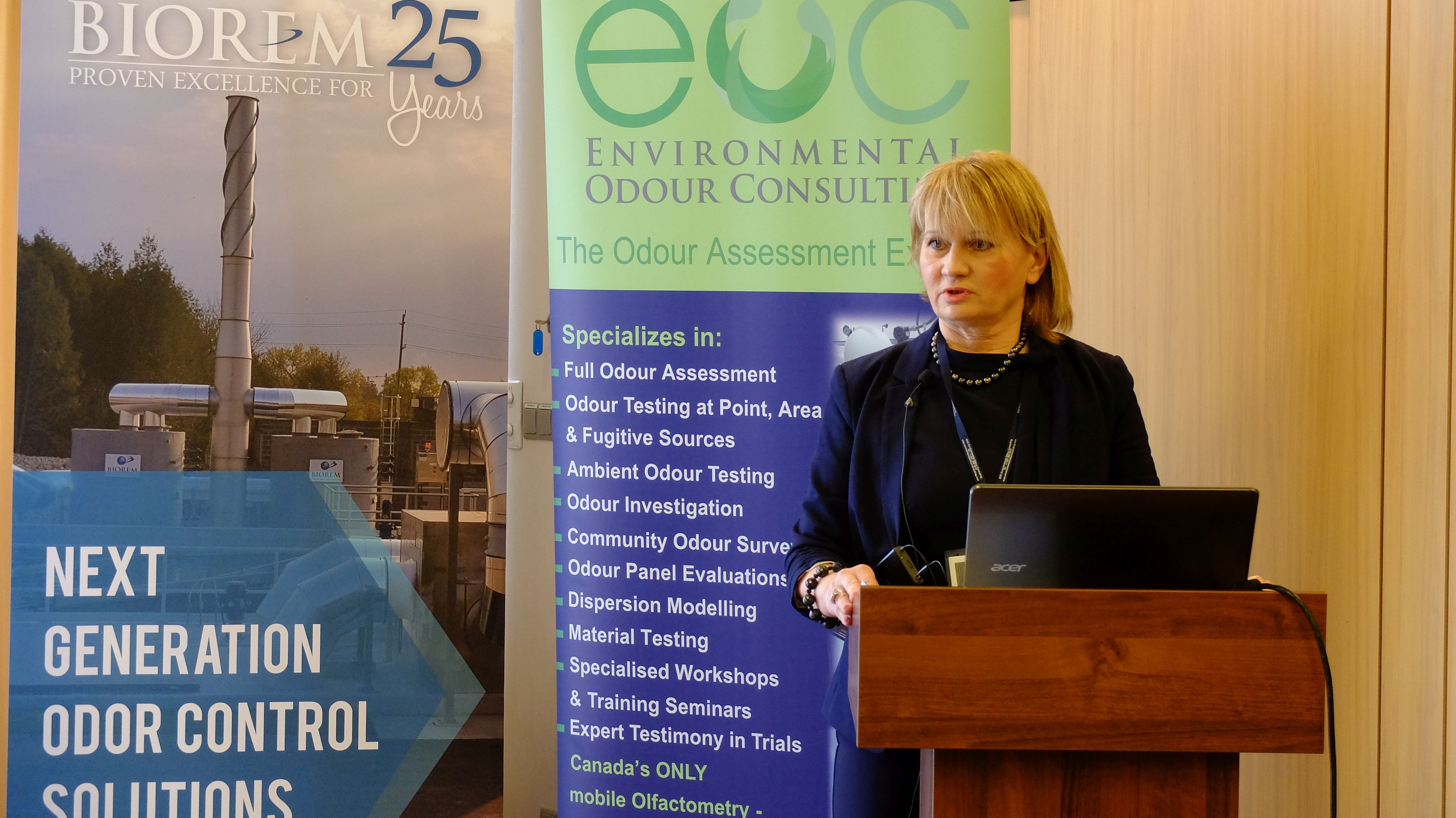 mgr inż. Anna Bokowa (Environmental Odour Consulting) organizator konferencji MKO2017